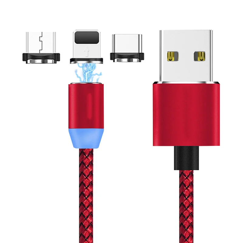 Sovawin 1 м Магнитный Micro USB кабель зарядное устройство для мобильного телефона 2A type c Android Быстрая зарядка для Iphone 7 6s для samsung для Xiaomi