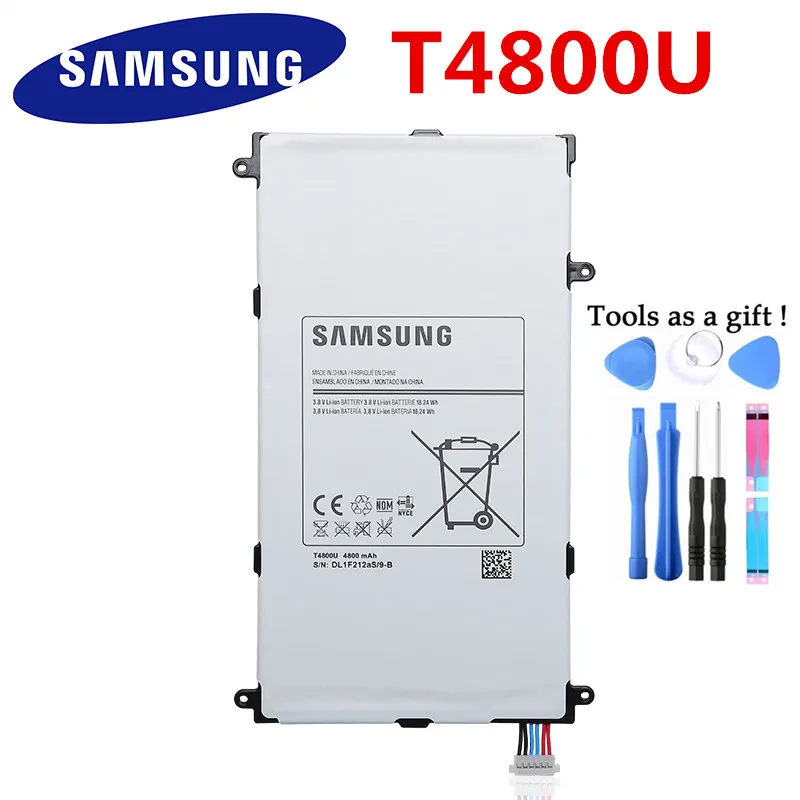 Samsung T4800U T4800E samsung Galaxy Tab Pro 8,4 в SM-T321 T325 T320 T321 планшет запасной аккумулятор ПК 4800 мАч