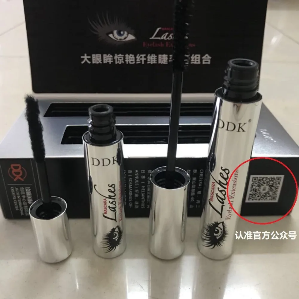 Upgraded version Watrproof Magic Black Silk 4D Mascara Lengthening Eyelash Extensions DDK 12pcs=6sets drop shipping |