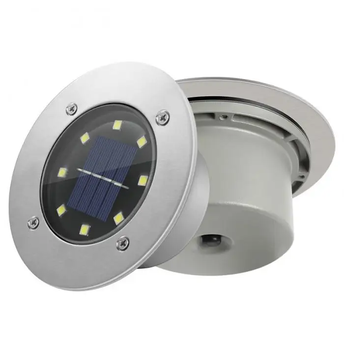Jardim ao ar Lâmpada de Assoalho Led à Prova Solar Dwaterproof Água Enterrado Livre Casa Luzes Solares Tsh Loja Luz 7 luz jardim ao ar livre lâmpada de