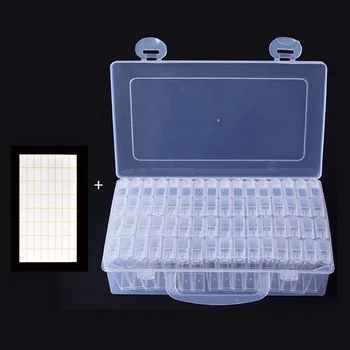 

Diamond Painting Accessories Box Diamant Embroidery Mosaic Tools Transparent Plastic Drill Bead Storage Box Avoid Miss Drill