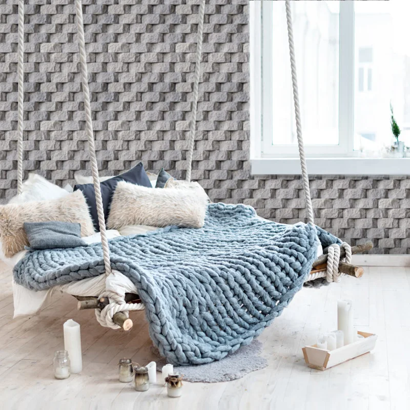 

Stone Brick wall Wallpaper Roll papel de parede 3D Living Room Background Wall Decor Art Wall Paper ST-1026