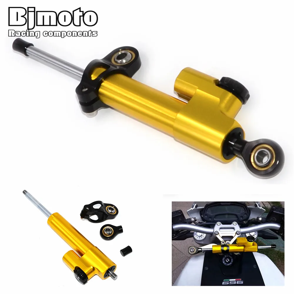 Bjmoto motorcycle Alloy Damper Steering StabilizerLinear for Kawasaki