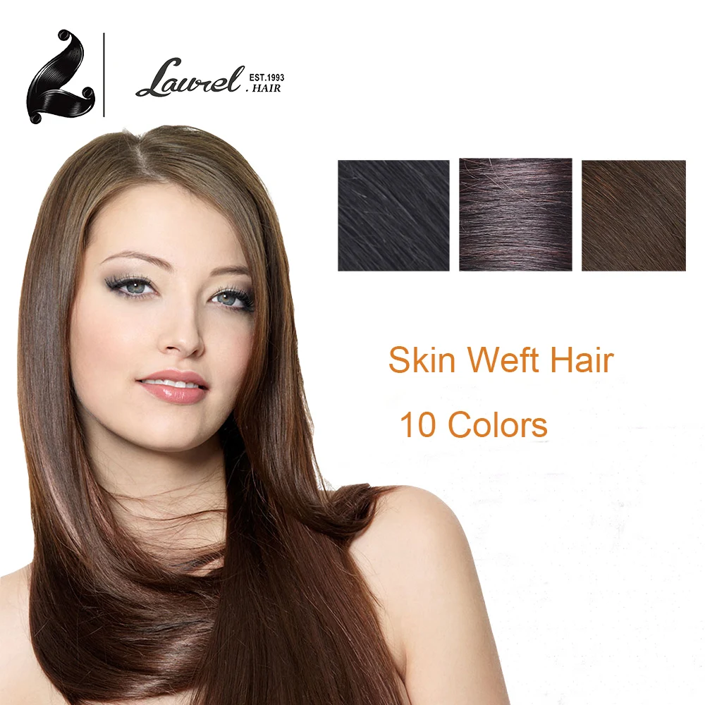 Skin Weft font b Hair b font Extensions Double Drawn Color 1 1b 6 20pcs Set