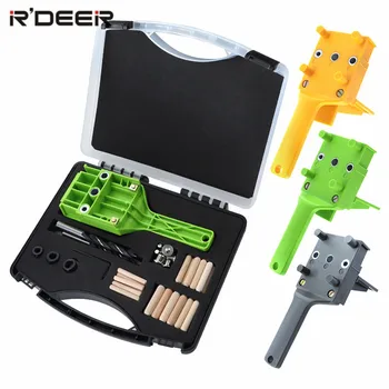 

Woodworking Dowel Jig 6 8 10mm Wood Drill Handheld Pocket Hole Jig Doweling Hole Saw Drill Guide Tools For Carpentry