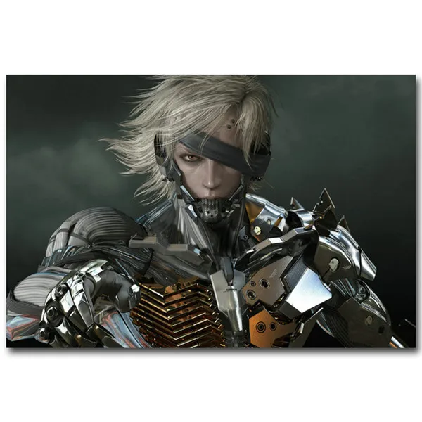 

Nordic Decoration Metal Gear Rising Revengeance Wall Art Canvas Painting Poster Raiden Game Picture For living room Decoration