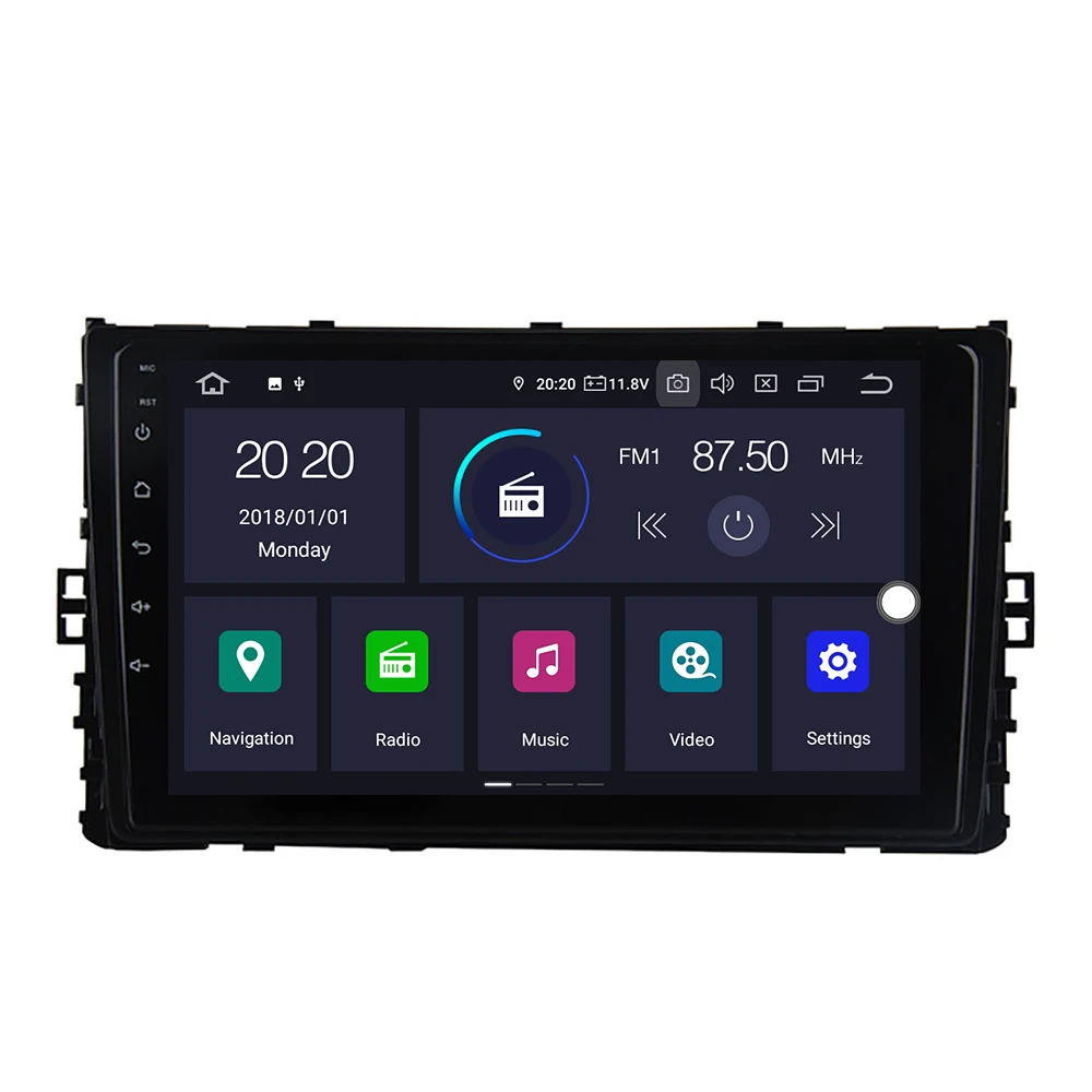 Best 9“Android 9.0 PX6 Car Radio 2 Din GPS Navi for Golf Tiguan Atlas Polo Passat 2018 2019 DSP IPS HDMI 4Gb+64Gb RDS WIFI USB BT AUX 1