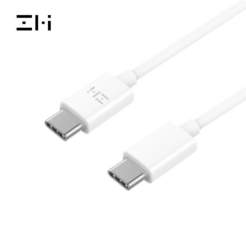 Original ZMI usb c to usb c cable for apple macbook pro Samsung xiaomi notebook air charger pd cable fast charging data 5A 1.5m - Тип штекера: 3A 60W