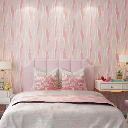Распродажа модные розовые кривые полосы самоклеющиеся обои для спальни украшения ПВХ водонепроницаемая настенная бумага для гостиной