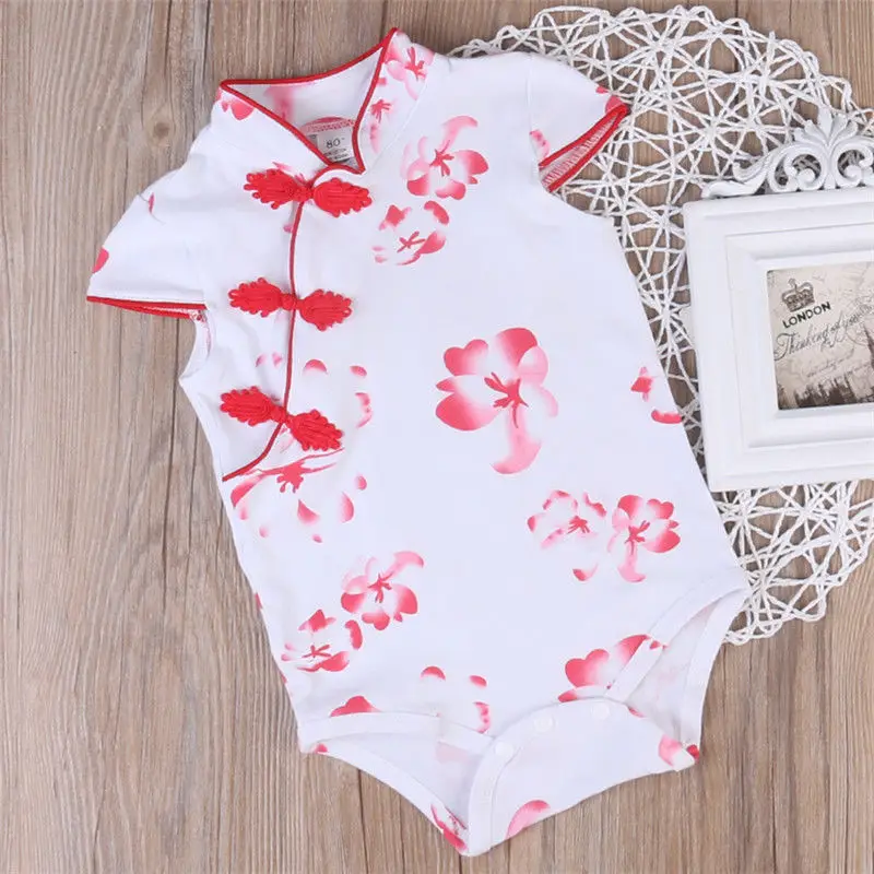 

2018 New Newborn Baby Girl Kids Cute Bodysuit Clothes Outfits 0-18M Summer Short Sleeve