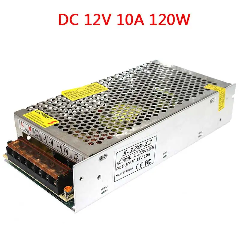 Источник питания AC 110 V-220 V к DC 5V 12V 24V 1A 2A 3A 5A 10A 15A 20A 30A 50A светильник трансформатор для светодиодных лент светильник