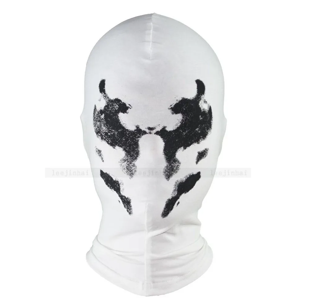 

SzBlaZe Brand Watchmen Rorschach Balaclava Mask Cosplay Beanies Mask Super hero Skullies Stocking Mask Halloween Full Face Mask