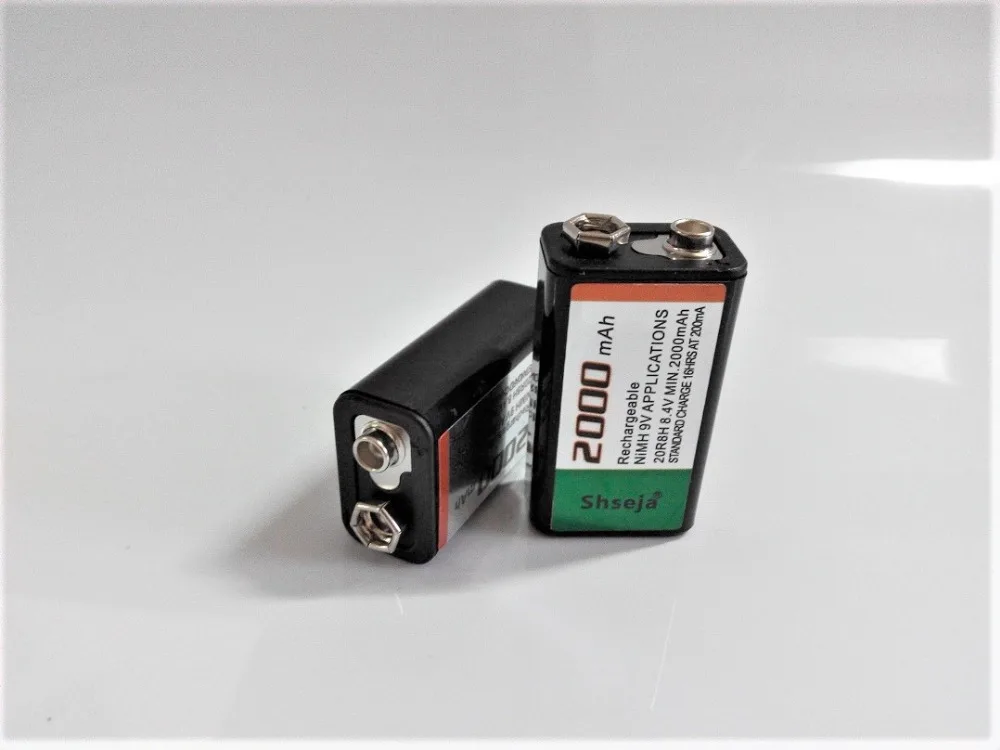New Power 4PCS 2000mAh SUPER GRANDE 9v