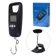 50 кг/10 г Портативный цифровой ЖК-дисплей электронные весы w/Температура измерения Чемодан Вес масштаба Подсветка весы инструменты