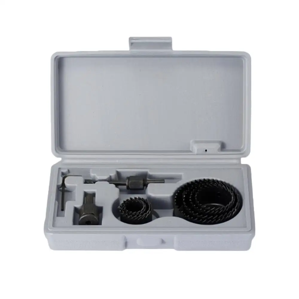 

11pcs/set Hole Saw Cutting Set Kit Drilling Tool Wood Metal Cutter high quality Mandrels Saws Core Drill Bits Woodworking