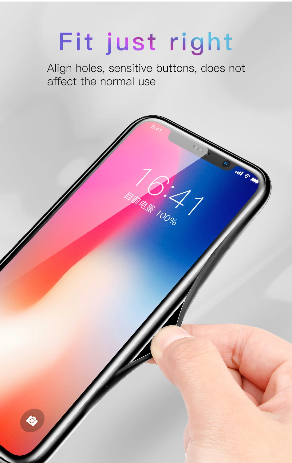 Чехол из 4D стекла Baseus для iphone X, защитный чехол для задней панели Utral thin9H, чехол из закаленного стекла для iphone X, защитный чехол для стекла