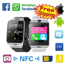 Smart Uhr Aplus GV18 mit Kamera-unterstützung Sim-karte Bluetooth-konnektivität Apple iphone Android Telefon Smartwatch Uhr PK DZ09