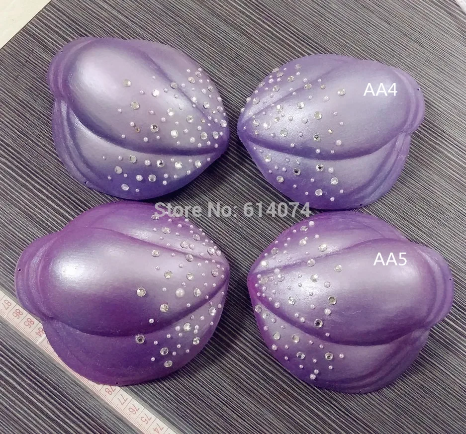 

AA4 AND AA5 mermaid Ariel shells only, ABC Cup, DEF Cup