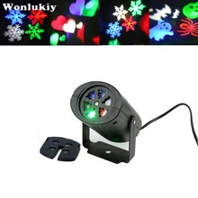 Wonlukiy лазерный проектор лампы светодиодный светильник для сцены сердце Снежный паук Новогодняя Рождественская вечеринка ландшафтный светильник наружная лампа