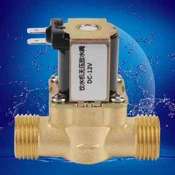 

Electric Valve 2 Way Pressure Regulating Valve 2V BSPP G12 Brass NC Normally Electric Solenoid Valve
