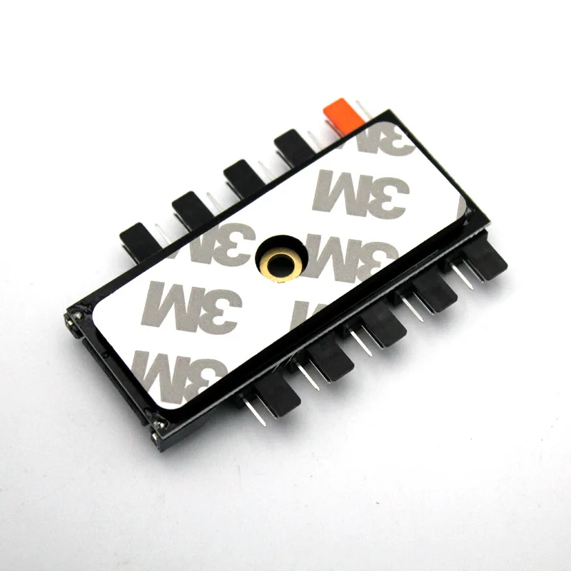 أحدث الأسود 1 إلى 10 PC مسند تبريد للاب توب مدمج به مكبر صوت مروحة Hub الفاصل كابل Pwm SATA 12 V امدادات الطاقة سرعة محول ل الكمبيوتر مينر التعدين