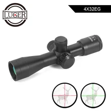 LUGER Tactical 4X32 Air Rifle Optics Short Scope Compact Riflescopes Hunting Scopes With 20mm/11mm Rail Mounts For Rifle Guns LUGER Tactical 4X32 Air Rifle Optics Short Scope Compact Riflescopes Hunting Scopes With 20mm/11mm Rail Mounts For Rifle Guns