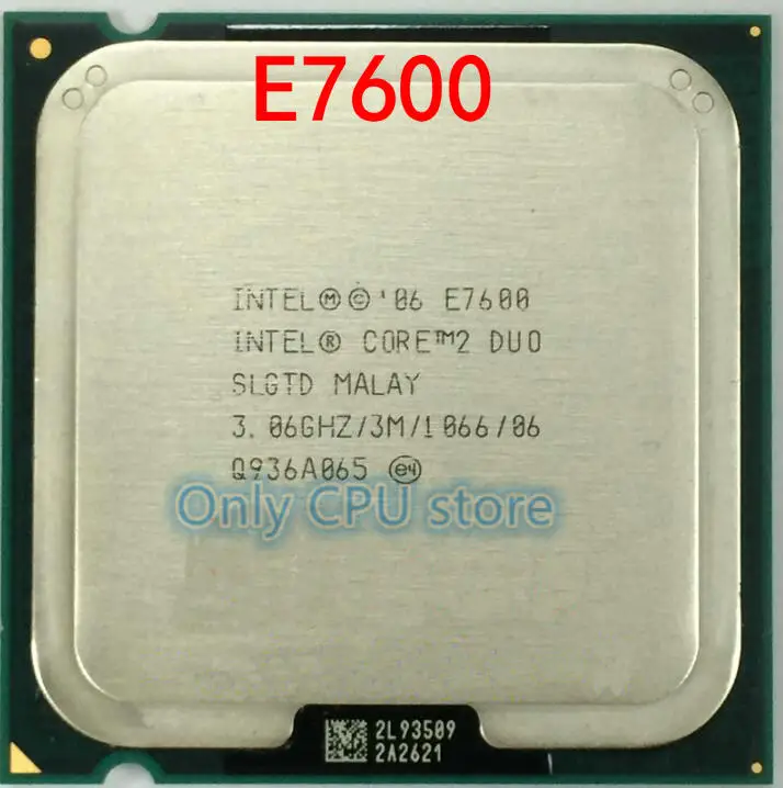 free shipping E7600 CPU Processor (3.0Ghz/ 3M /1066GHz) Socket 775 | Компьютеры и офис