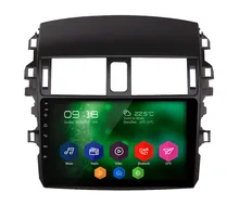 Reproductor multimedia de coche avanzado 6.0.1 android 2 gb ram 32 gb rom coche estéreo completo táctil de radio para toyota corolla 2007 + wifi 3G gps