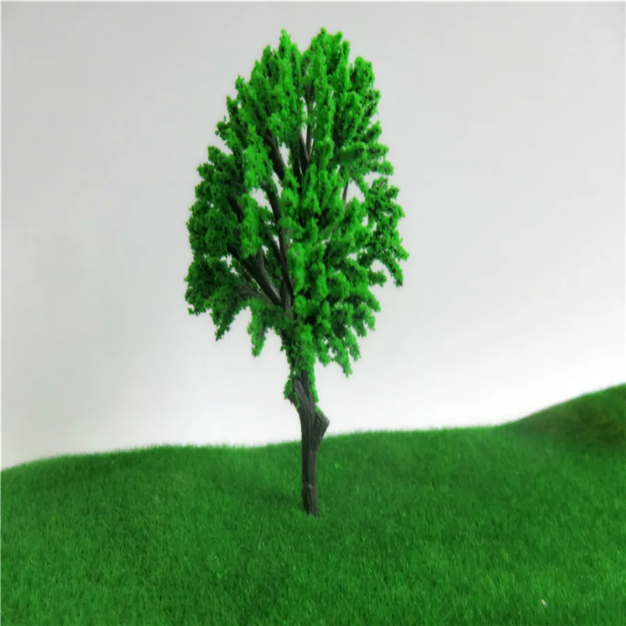 new architecture 3d scale artificial plastic model  green tree  layout19