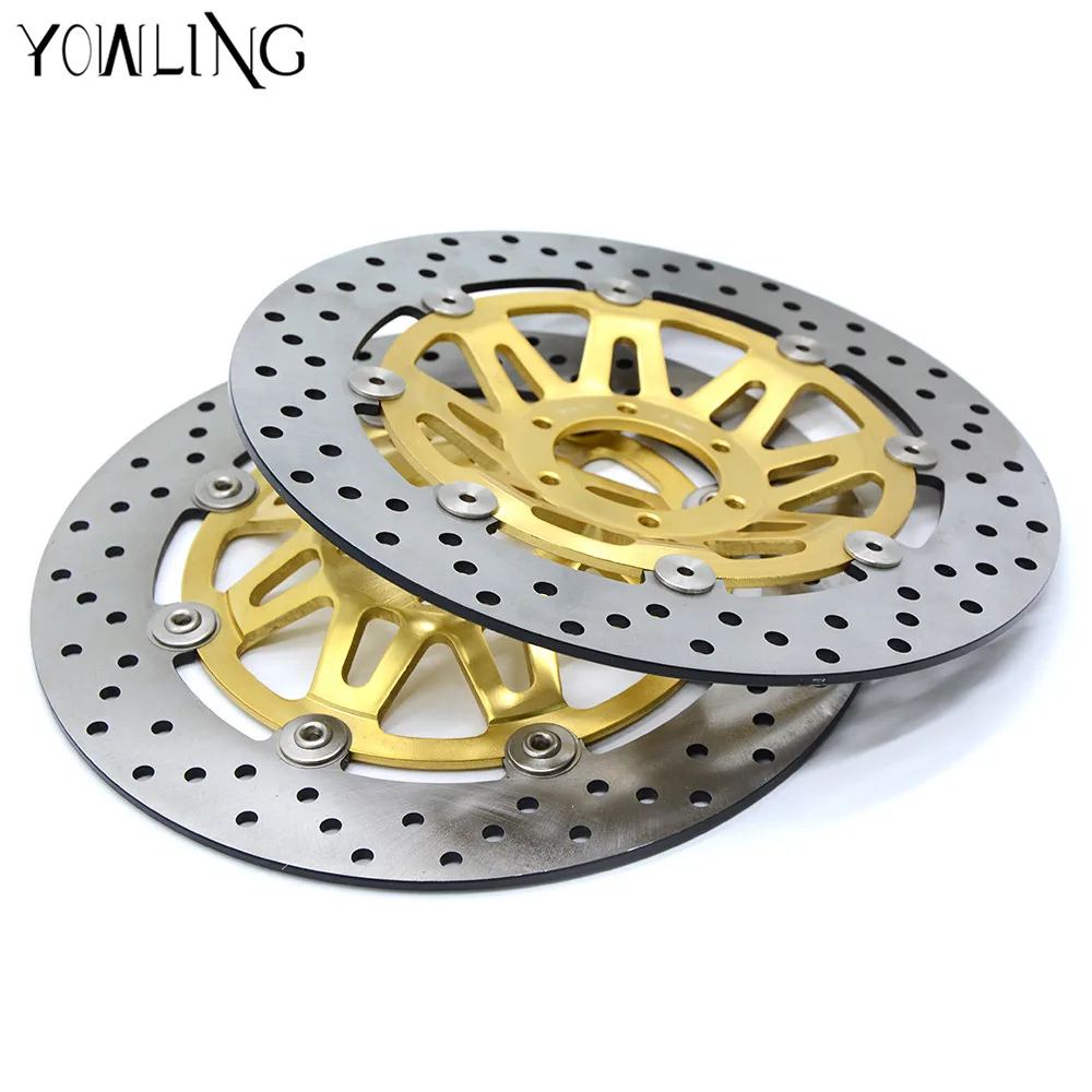 1 пара передних тормозных дисков для Honda CB400 CB 400 1999-2009 2003 2004 2005 2006 2007 2008 CNC передние тормозные дисковые тормозные диски