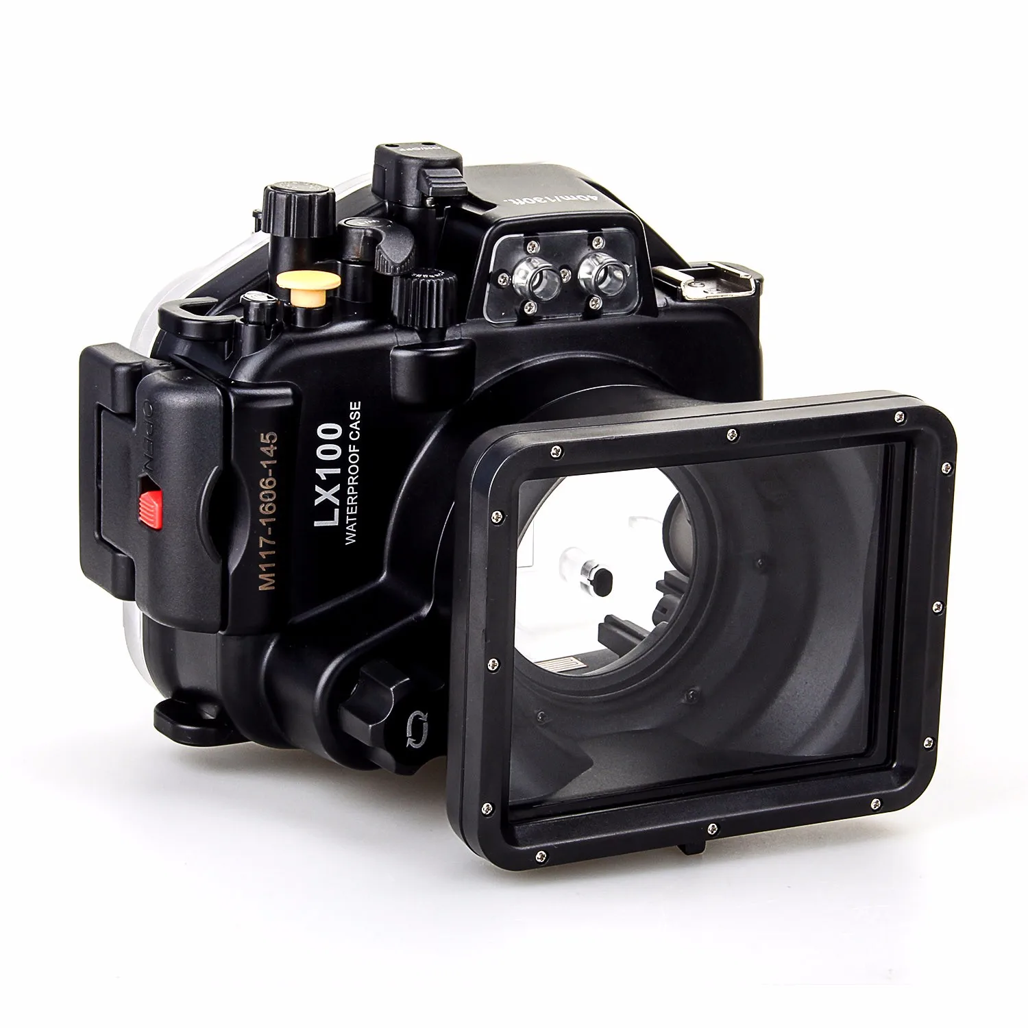 Водонепроницаемый подводный чехол Meikon 40 м/130 футов для Panasonic Lumix LX100 с объективом 27