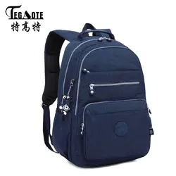 Tegaote Mini классический большой детские школьные сумки рюкзак для девочек-подростков мальчиков нейлон Anti theft рюкзак Для мужчин Дорожная сумка
