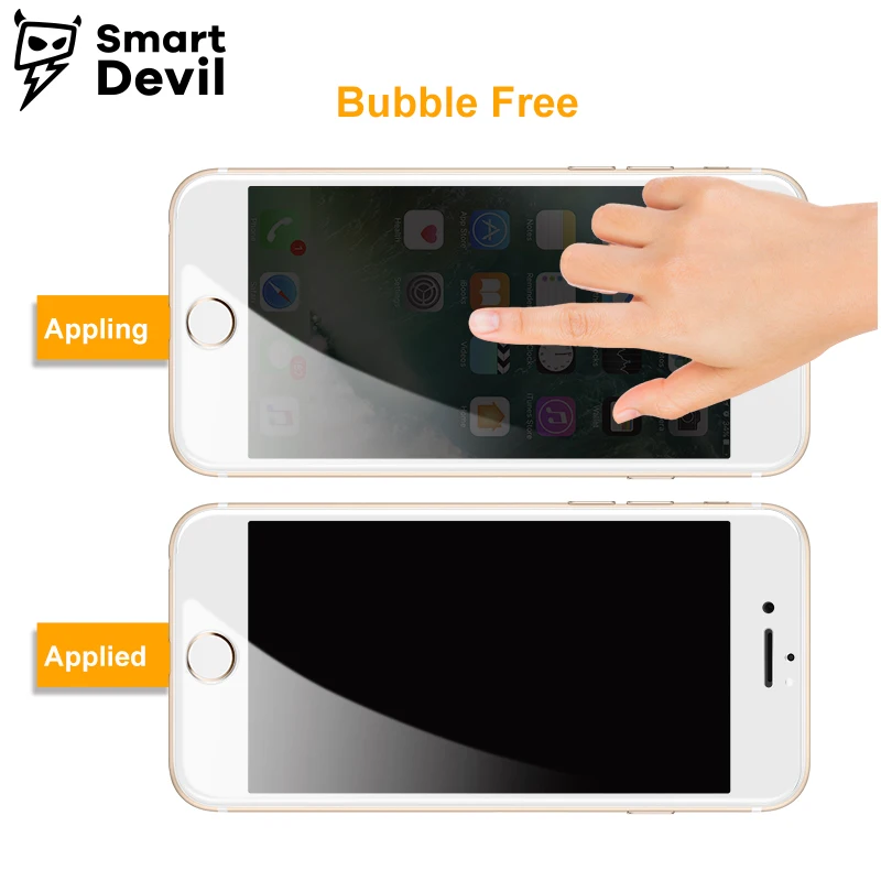 Защитное стекло SmartDevil закаленное с антибликовым покрытием для apple iphone 7 8 plus