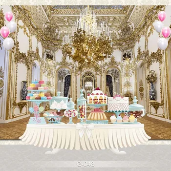 

NeoBack Beauty and Beast Photography Background Luxurious Castle Backdrops For Children Photo Studio Props