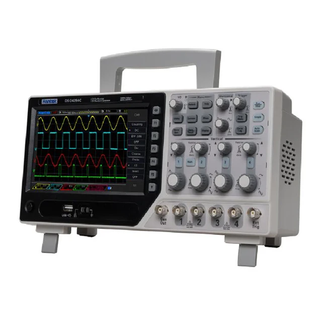 Best Price Hantek DSO4254C Digital Storage Oscilloscope 4CH 250Mhz 1Gs/s Benchtop Osciloscopio 25MHz Function/Arbitrary Signal Generator