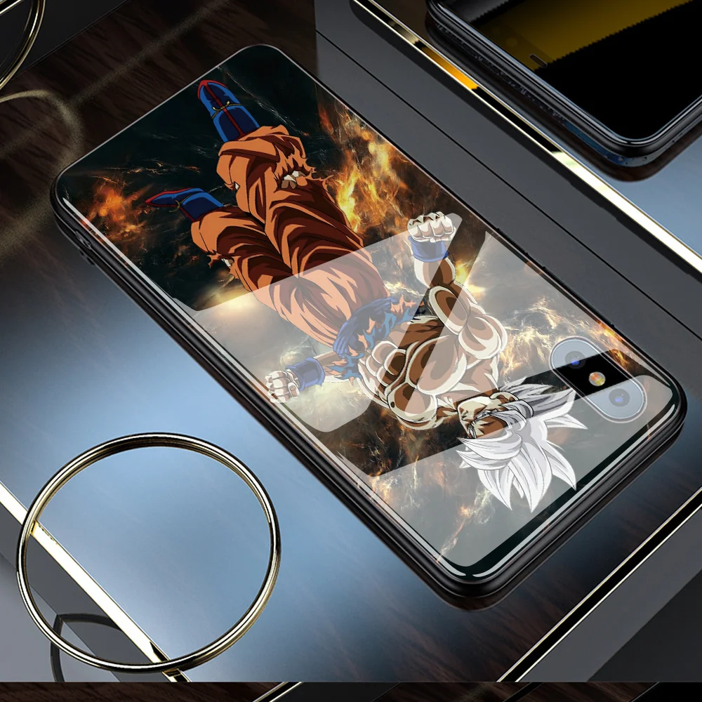 Dragon Ball для iphone 11 Pro 8 X S R MAX 7 Plus 6s 5 SE заказной чехол из закаленного стекла для телефона Samsung Note Galaxy 8 9 10+ Plus - Цвет: 20577