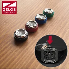 10,5 мм водонепроницаемый резиновый RM заводная головка для Ричард миля череп часы rm052 rm011 rm038 Rm035 Замена запчастей инструменты