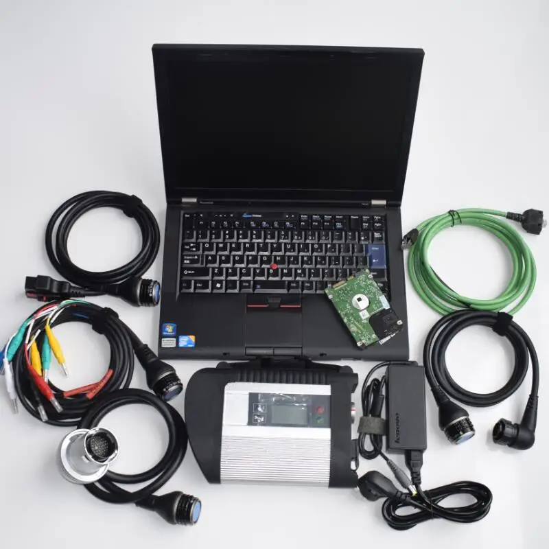  Diagnóstico estrella sd compacto conectar 4 mb c4 con software v2019.12 hdd 320gb con ordenador por