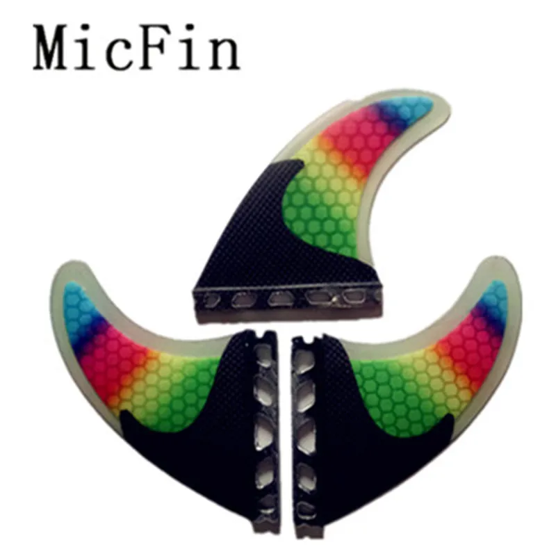 

Micfin Fiberglass Honey comb Future FIN Surf fin 3pcs/set pranchas de surf quilhas future fin surfing fins