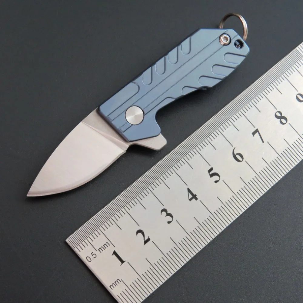 Eafengrow EF60 D2 Blade Titanium Handle Folding knife Survival Camping tool Hunting Pocket Knife tactical edc outdoor | Инструменты