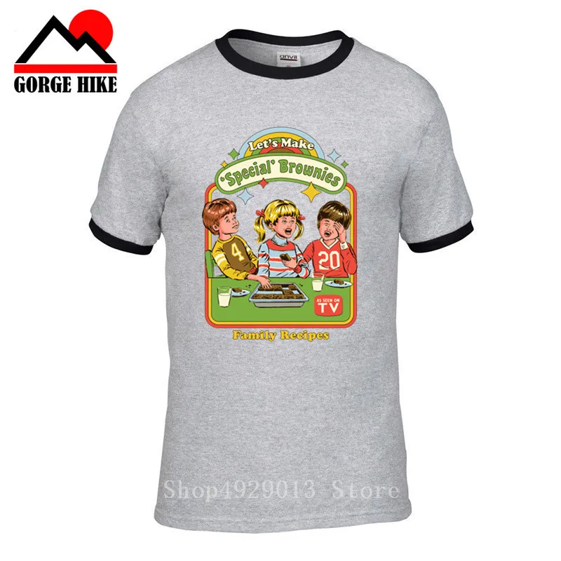 Летняя забавная футболка унисекс с ностальгией Let & amp#39s Make Special Brownies Kid Game Vintage 80s
