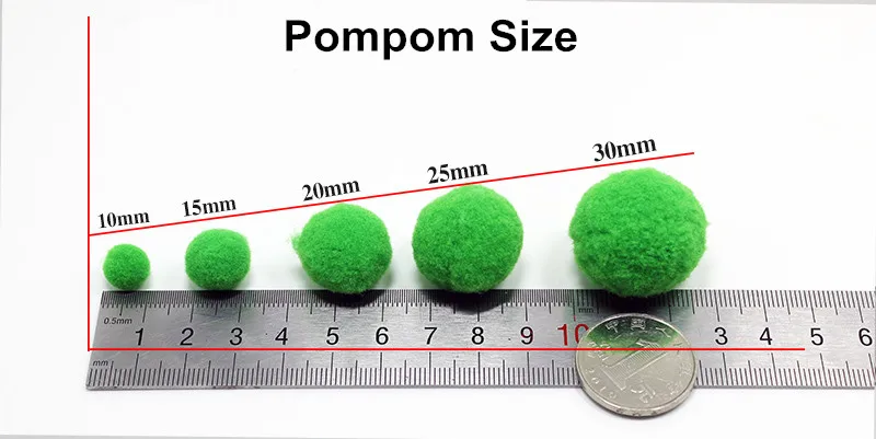 20 шт./лот 30 мм Красочный Эластичный помпон для одежды, детская игрушка, свадебные ремесла мягкие шарики-Помпоны DIY украшения Аксессуары