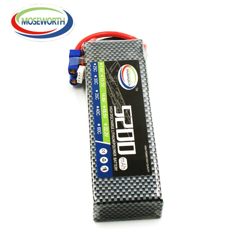Новые аккумуляторы 3S 11 1 V 5200mAh 25C RC LiPo батарея для Самолет автомобиль вертолет Дрон