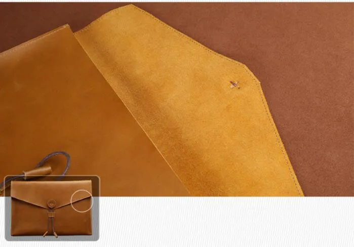 Pasta de Couro Bolsa de Documentos de Couro Bolsa de Papel Organizador de Documentos Escolar de Escritório Natureza Genuíno Negócios Material a4 4 documentos de couro genuíno negócios a4 saco