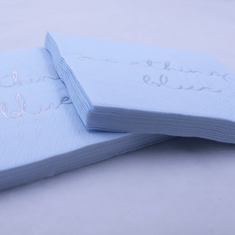 [RainLoong] 3-Plys фольгированные бумажные салфетки, впитывают жидкость для вечерние изделия для декорации салфеток 25*25 см