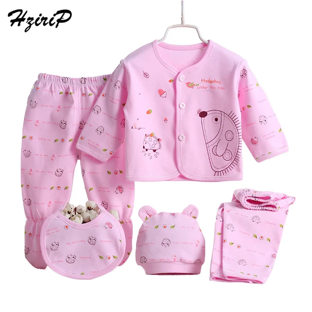 HziriP 5 Pieces Baby Sets Unisex Baby Girl Clothes Baby Boy Clothes