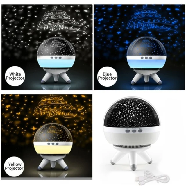 2018 Star Projector Baby Light atmospheric projector 3 Color Projector