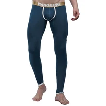 KWAN. Z термобелье для мужчин термос низ с низким подъемом тонкие U выпуклые Колготки Нижнее белье пижамы мужские термобелье cueca