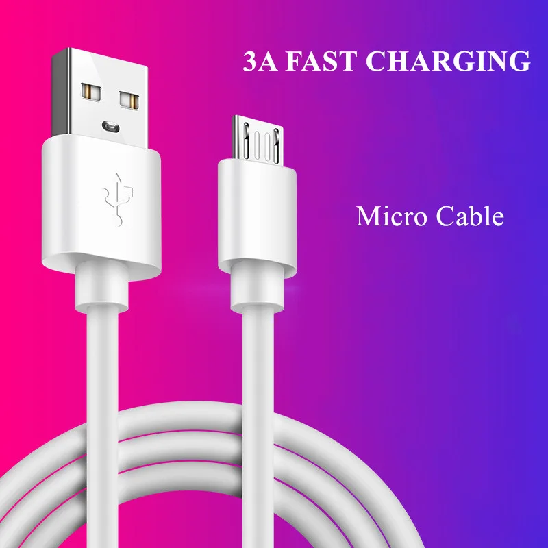 

Micro USB Cable 3A Fast Charge USB Data Cable for Samsung S7 S6 Xiaomi 4X 4A 5A Note 4 HTC LG Android Phone USB Charging Cord