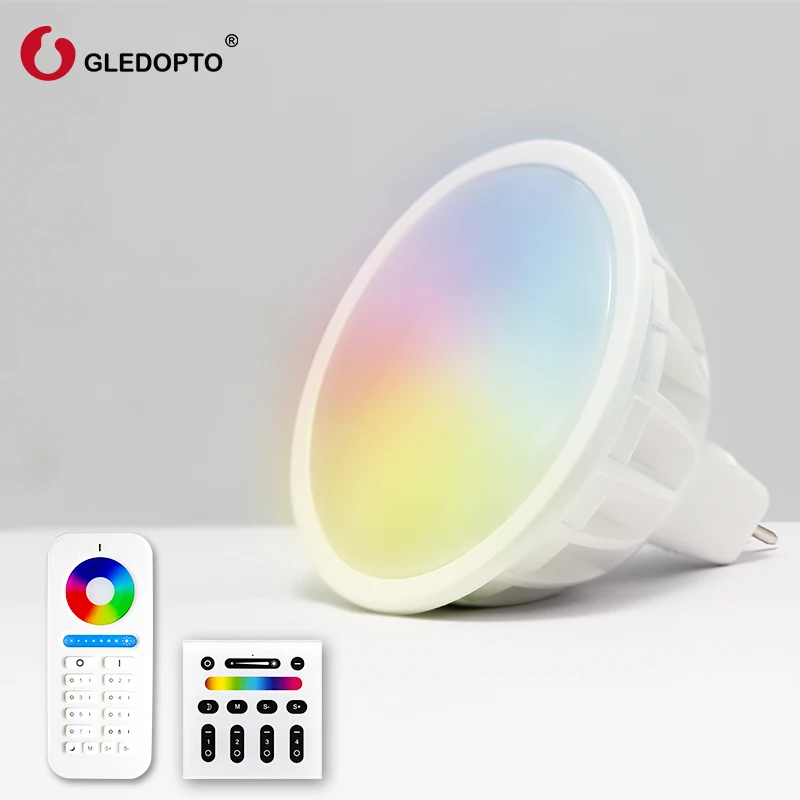 G светодиодный OPTO2.4G AC/DC 12 V 4 W RGBW MR16 лампы Wi Fi прожектор лампочка зелёный синий GU5.3